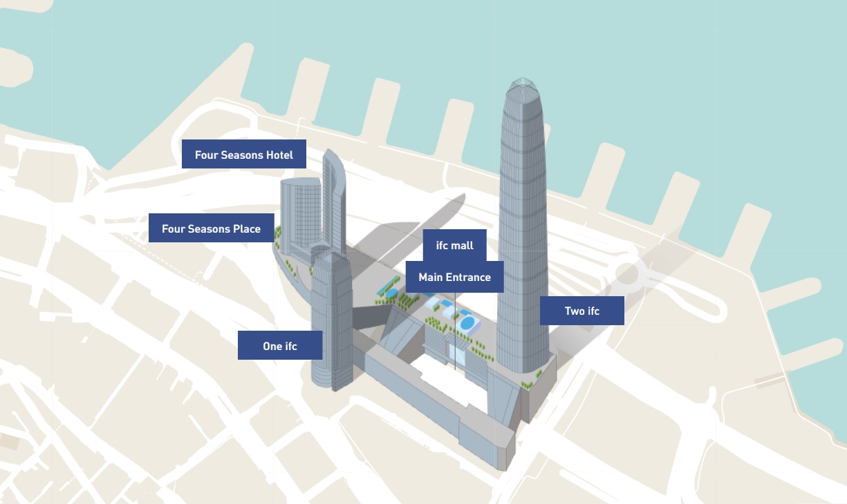 Two Ifc Two International Finance Centre Hongkong здание небоскреб в Гонконге ...